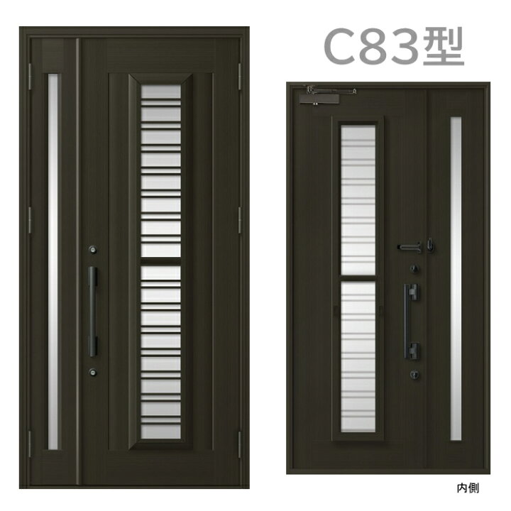 楽天市場 玄関ドア 採風タイプ 通風 上げ下げガラス C型 プレナスx 片開き 親子ドア 片袖 両袖 親子入隅 新築 取替え リフォーム 玄関扉 出入り口 トステム Lixil リクシル 窓工房 ナカサ