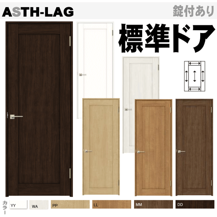 楽天市場 ラシッサ 標準ドア Asth Lag トイレドア 枠付ドア ユニットドア リクシル 室内 建具 Tostem Lixil 扉 日曜大工 Diy 室内建具 室内扉 リフォーム 交換 おしゃれ 室内用ドア Door 窓工房 ナカサ
