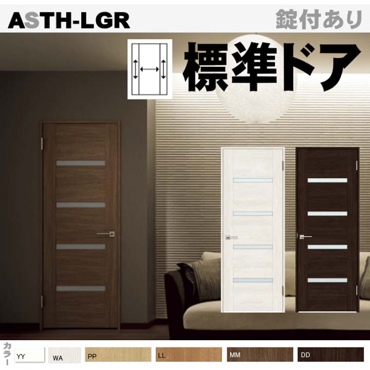 楽天市場】LIXIL ラシッサ 標準ドア ASTH-LGR ガラスタイプ