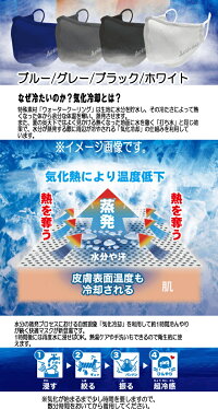 ※ゆうパケット送料無料※『Activitalアクティバイタル超冷感マスクグレー/ブラック/ブルー/ホワイト』