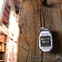 ※8個までゆうパケット送料240円※『John'sblend(ジョンズブレンド)エアーフレッシュナーホワイトムスク』