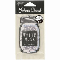 ※8個までゆうパケット送料240円※『John'sblend(ジョンズブレンド)エアーフレッシュナーホワイトムスク』