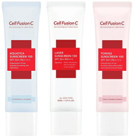 UV 日焼け止め K-LABO ケイラボ Cell FusionC SUNSCREEN 100 セルフュージョンC サンスクリーン100 AQUATICA/LASER/TONING 50ml SPF50+ PA++++ 夏 日焼け 肌 肌ケア フェイス face 韓国 コスメ 化粧品 下地 化粧下地 【ゆうパケット送料無料】