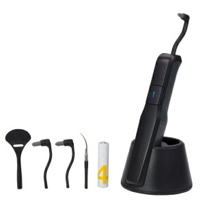 【基本宅配便送料無料】 『デンタルケア スマートPRO LEDライト付き ブラック 歯間クリーナー 口腔洗浄機』