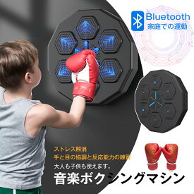 音楽ボクシングマシン スマート ディスプレイ付き 子供 大人 音楽ボクシングマシン 壁パンチングバッグ ボクシングトレーニングパンチング機器 スマート 音楽ボクサーボクシングマシン 家庭での運動 子供と大人 音楽ボクシングマシン エクササイズ ウォール ターゲット