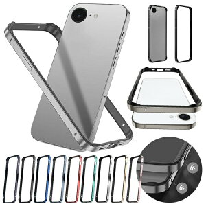 iPhone17e / iPhone16e �P�[�X �A���~ �o���p�[ ���������� �A���~�T�C�h�o���p�[ �A���~�o���p�[ ���^�� ���� �ȒP���� Apple �A�b�v�� �A�C�t�H�� 17e / 16e �������� �A�C�z�� �A�C�t�H�[��