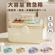 薬箱 救急箱 大容量 3段 収納ボックス 裁縫箱 メイクボックス 収納ケース 薬入れ 薬ケース 工具箱 応急ボ…
