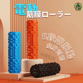 【★当日発送】フォームローラー 電動 筋膜ローラー マッサージ器 筋膜リリース ローラー 電動 振動 電動フォームローラー 美容 ヨガポール ヨガ ローラー ストレッチ ダイエット ロール ナイト 美容家電 ルーティーン PDF日本語説明書付き