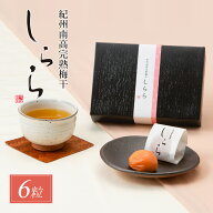 中田食品 紀州南高完熟梅干 しらら 6粒 塩分5% 和歌山県産 紀州南高梅 梅干 梅干し 梅ぼし 国産 紀州産 …