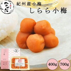 【8月31日までの期間限定】中田食品 しらら小梅 和歌山県産 紀州産小梅 塩分5% 400g / 700g 小梅 梅 梅干 梅干し 梅ぼし 国産 プレゼント ギフト 2025 グルメ お取り寄せ 食べ物 おすすめ 人気 家庭用
