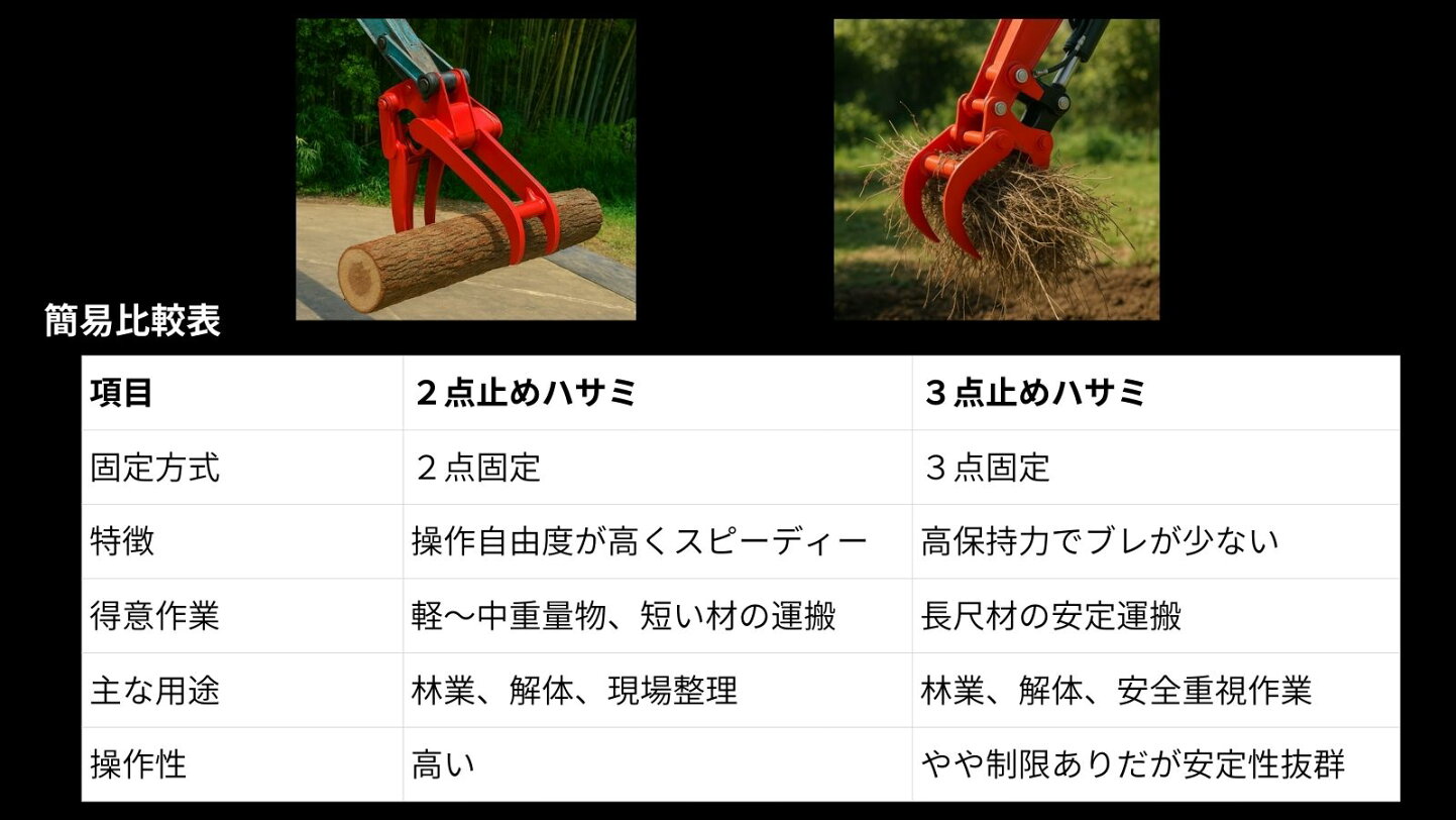 楽天市場 | NAKATAKI建機パーツ - 機械式フォーク 2点止めハサミ 3点 