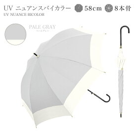 【先着150枚限定★20%クーポン】《 楽天ランキング1位 》日傘 長傘 完全遮光 遮光率 100％ UVカット 遮熱 撥水 日焼け 紫外線 梅雨 対策 傘 晴雨兼用 レディース おしゃれ かわいい シンプル バイカラー 大きめ 8本骨 軽量 耐風 ギフト 送料無料