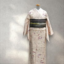 楽天市場】洗える着物 小紋 ピンクの通販