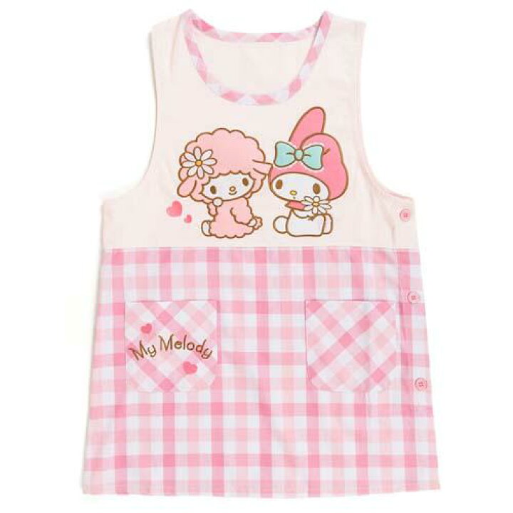 店舗良い マイメロディ エプロン サンリオ(SANRIO) マイメロディ ラン型エプロン 319228