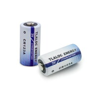 2個セット CR123A カメラ用リチウム電池 3V 1500mAh 大容量 リチウム電池
