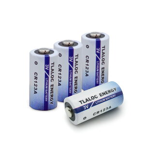 4�Z�b�g CR123A �J�����p���`�E���d�r 3V 1500mAh ��e�� ���`�E���d�r