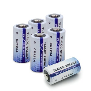 6�Z�b�g CR123A �J�����p���`�E���d�r 3V 1500mAh ��e�� ���`�E���d�r