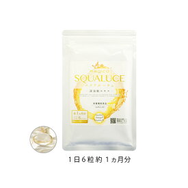 ＼医療メーカー公式／ 中山式 スクワラン 深海サメエキス 約1か月分 magico スクアルーチェ スクアレン アマニ油 亜麻仁油 オメガ3 ビタミンE エイジングケア 高品質 中山式 サビ サプリ 女性 男性 健康