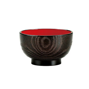 溜 桐木目 丼 PET・ABS樹脂製 ウレタン塗装 電子レンジ対応 食洗機対応 多用椀 椀 どんぶり お正月 お祝い お返し 誕生日 ギフト プレゼント【21-63-7】