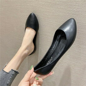 バレエシューズ フォーマル ローヒール パンプス スエード やわらかい 痛くない 歩きやすい