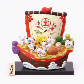 【薬師窯】宝船十二支飾り★この商品は日本国内販売の正規品です★《お買い物合計金額3,980円で送料無料！》