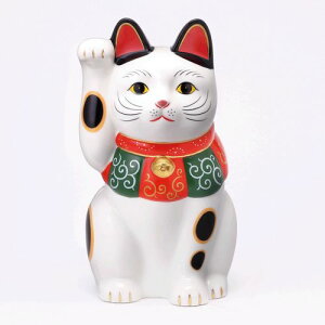 薬師窯 唐草招き猫 大★この商品は日本国内販売の正規品です★《お買い物合計金額3,980円で送料無料!》