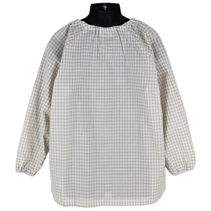 楽天市場】【NA-04】綿100％ 110-170cm ギンガムチェックスモック 子供  