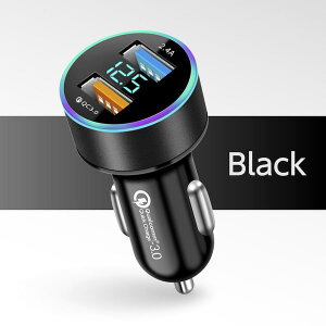 VK[\Pbg USB 2 J[`[W[ USB }[d dv QC3.0 ^  12V 24V