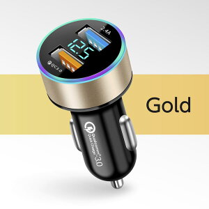 VK[\Pbg USB 2 J[`[W[ USB }[d dv QC3.0 ^  12V 24V