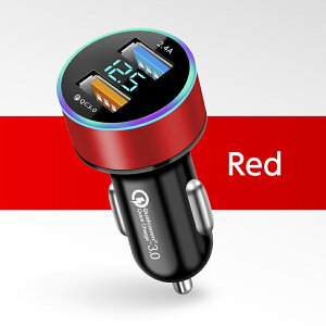 VK[\Pbg USB 2 J[`[W[ USB }[d dv QC3.0 ^  12V 24V
