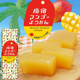 指宿マンゴー羊羹 単品 ギフト 指宿産マンゴー フルーツようかん 指宿マンゴーブランド協会 鹿児島お取り寄せスイーツ 常温 鹿児島特産 指宿特産 お土産 お中元 まとめ買い お歳暮 敬老の日鹿児島土産