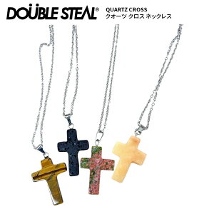 DOUBLE STEAL _uXeB[ NI[c NX lbNX Quartz Cross Necklace ANZT[ 445-90024 y[֔őzyRCPz