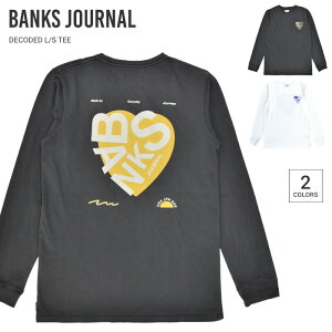 �y�����N�[�|���z�z���z BANKS JOURNAL (�o���N�X �W���[�i��) ����T DECODED L/S T-SHIRT TEE ���� T�V���c �g�b�v�X �J�b�g�\�[ �����Y S-XL �u���b�N �I�t�z���C�g WSMU0022 �y�P�i�w���̏ꍇ�̓��[���֔�