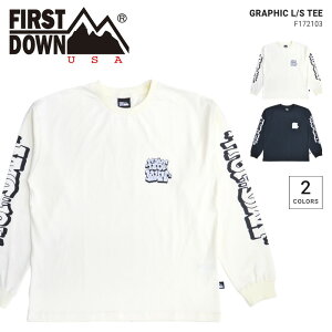 �y�����N�[�|���z�z���z FIRST DOWN USA (�t�@�[�X�g�_�E��) ����T GRAPHIC L/S T-SHIRT TEE ���� T�V���c �J�b�g�\�[ �g�b�v�X �����Y M-XL �u���b�N �I�t�z���C�g F172103C �y�P�i�w���̏ꍇ�̓��[���֔���