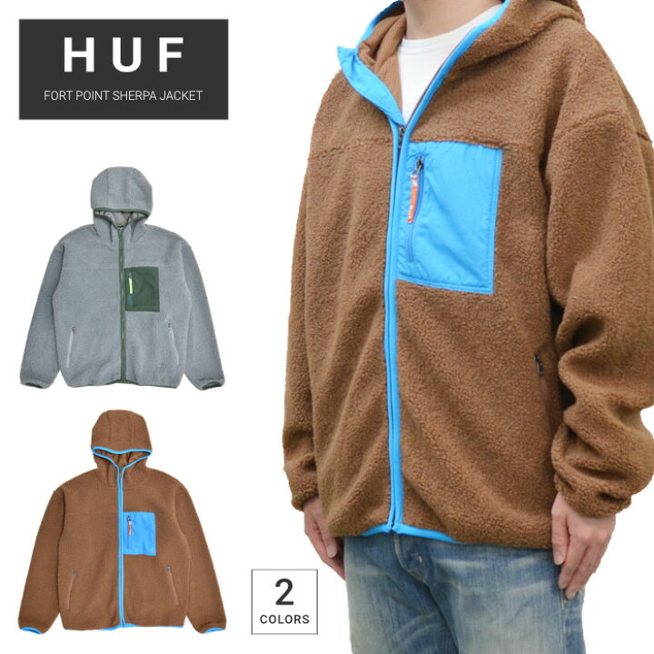 楽天市場】【割引クーポン配布中】 HUF (ハフ) ジャケット FORT POINT 