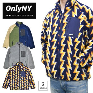 yN[|zzz ONLY NY I[j[[N WPbg ANDES FULL ZIP FLEECE JACKET t[XWPbg {AWPbg Y AE^[ M-XL yNAXz