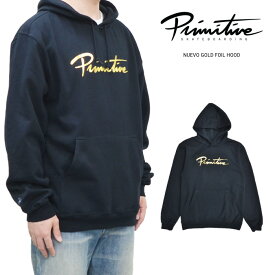 【割引クーポン配布中】 PRIMITIVE (プリミティブ) パーカー NUEVO GOLD FOIL HOOD スウェット フリース 長袖 メンズ M-XL ブラック 【あす楽対応】【RCP】