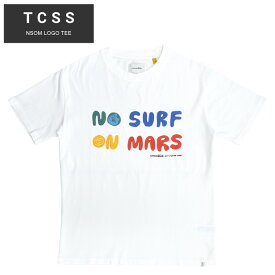 【割引クーポン配布中】 TCSS (ティーシーエスエス) Tシャツ NSOM LOGO T-SHIRT TEE 半袖 トップス カットソー メンズ S-XL ホワイト TE2165 【単品購入の場合はネコポス便発送】【RCP】