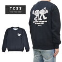 【割引クーポン配布中】 TCSS (ティーシーエスエス) スウェット GOOD TIMES CREW フリース クルーネック トレーナー メンズ S-XL ブラック FC2155 【RCP】【バーゲン】