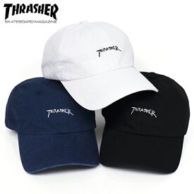 【割引クーポン配布中】 THRASHER (スラッシャー) GONZ MAG SPORTS WASHED CAP ローキャップ 6-PANEL CAP ゴンズ マグ ウォッシュ キャップ ストラップバック 16TH-C26 【あす楽対応】【RCP】【バーゲン】