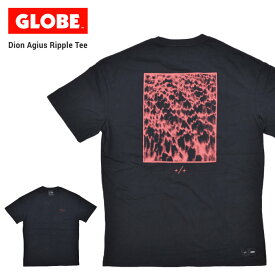 【割引クーポン配布中】 GLOBE (グローブ) Tシャツ Dion Agius Ripple Tee 半袖 カットソー トップス メンズ S-XL ブラック 【単品購入の場合はネコポス便発送】【RCP】