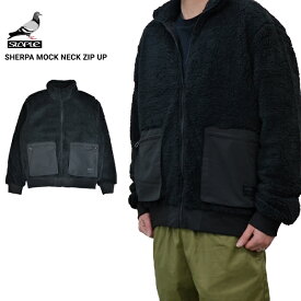 【割引クーポン配布中】 STAPLE (ステイプル) ジャケット SHERPA MOCK NECK ZIP UP JACKET フリースジャケット ボア ジップジャケット アウター ブルゾン メンズ 長袖 M-XL 2211O7141 【あす楽対応】【RCP】