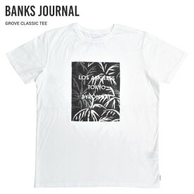 【割引クーポン配布中】 BANKS JOURNAL (バンクス ジャーナル) Tシャツ GROVE CLASSIC S/S T-SHIRT TEE 半袖 トップス カットソー メンズ S-XL オフホワイト WTS0579 【単品購入の場合はネコポス便発送】【RCP】