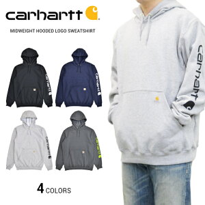 �y�����N�[�|���z�z���z CARHARTT (�J�[�n�[�g) �p�[�J�[ MIDWEIGHT SIGNATURE SLEEVE LOGO HOODED SWEATSHIRT �t���[�X �X�E�F�b�g �����Y USA���f�� S-XL K288 �yRCP�z