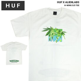 【割引クーポン配布中】 HUF × ALIENLABS (ハフ × エイリアンラボ) Tシャツ AL H-WING S/S TEE 半袖 カットソー トップス メンズ M-XL ホワイト TS02125 【単品購入の場合はネコポス便発送】【RCP】