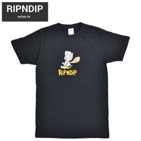 【割引クーポン配布中】 RIPNDIP (リップンディップ) Tシャツ RIPSTONE TEE 半袖 カットソー トップス S-XL ブラック RND4975 【単品購入の場合はネコポス便発送】【RCP】