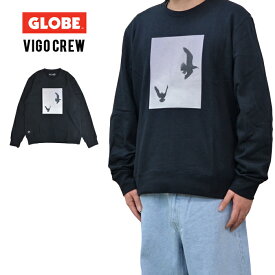 【割引クーポン配布中】 GLOBE (グローブ) スウェット Vigo Crew フリース クルーネック トレーナー メンズ M-XL ブラック GB02313003 【あす楽対応】【RCP】【バーゲン】