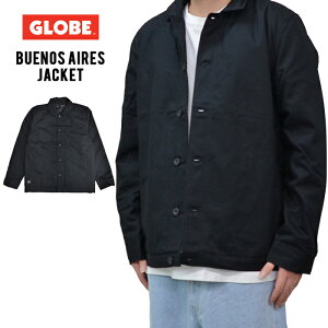 �y�����N�[�|���z�z���z GLOBE (�O���[�u) �W���P�b�g Buenos Aires Jacket ���[�N�W���P�b�g �J�o�[�I�[�� �A�E�^�[ �u���]�� ���� �����Y M-XL �u���b�N GB02317001 �yRCP�z�y�o�[�Q���z