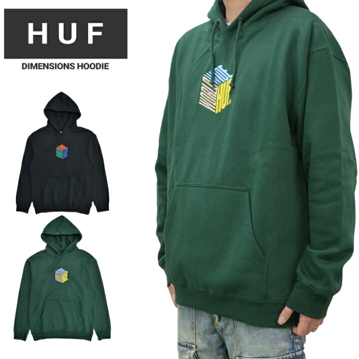 楽天市場】【割引クーポン配布中】 HUF ハフ パーカー DIMENSIONS P/O 