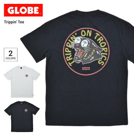 【割引クーポン配布中】 GLOBE (グローブ) Tシャツ Trippin' Tee 半袖 カットソー トップス メンズ S-XL ブラック グレー 【単品購入の場合はネコポス便発送】【RCP】